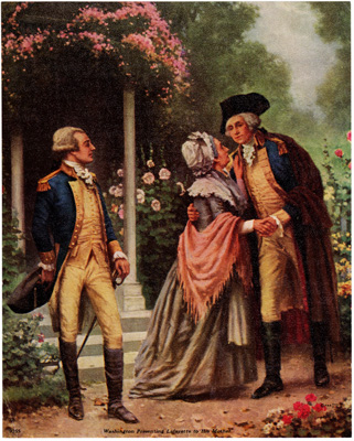 Washington Presenting Lafayette to His Mother